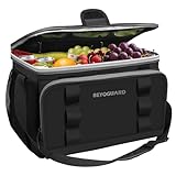 33L Kühltasche Groß Faltbar Kühlbox, Kühltasche für Essen & Getränke, Kühltasche Picknicktasche, Isolierte Thermotasche, Kühltasche Auto für Strand/Picknick/Camping/BBQ