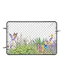 VEVOR Gartentür, 183x122 cm, Gartentor, passend für Gartenzauntoröffnungen von 0,67–1,83 m (B) x 1,83 m (H), Zauntor mit Kunststoffbeschichtung, für Bauernhof, Pfosten Nicht im Lieferumfang enthalten