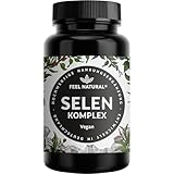 Selen Hochdosiert: 200µg Selen - 365 Tabletten - Hoch bioverfügbar durch 3 hochwertige Selenformen: Natriumselenit, L-Selenmethionin, Selenhefe - Laborgeprüft und in Deutschland produziert