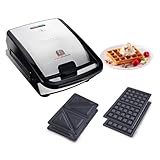 Tefal SW852D Snack Collection, Sandwich, Waffelmaker,...
