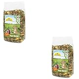 JR Farm Degu-Spezial | Doppelpack | 2 × 500 g | Alleinfuttermittel für Degus | Mit natürlichen, wertvollen Kräutern und Blüten | Kleintierfutter zur Unterstützung der normalen Immunabwehr