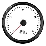 PXQPYMATX Universal-Autoboot 52mm WiFi-Tachometer 0-400 0rpm Generator EIN Fernseher Programmierbare Messgerät for Diesel-Benzin 12 / 24V for Hintergrundbeleuchtung Drehzahlmesser für Autos(4KRPM WN)