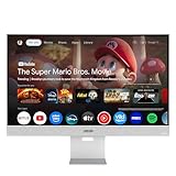 ASUS ZenScreen MS32UC UHD Smart Monitor (31,5 Zoll, 3840 x 2160 IPS-Panel, Google TV, Harman Kardon Lautsprecher, USB Typ-C, HDMI, DisplayPort, HDR)