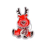 Brosche FüR Kleidung Weihnachtsbroschen Brosche Pins Weihnachten Anstecknadeln Weihnachtsbaum Glocken Schneemann Broschen für Frauen Weihnachtsdekor Party Supplies Kleidung Enger Machen (I, One Size)