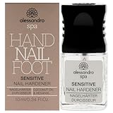 alessandro Spa Sensitive Nail Hardener - Formaldehydfreier Nagelhärter, stärkt brüchige und dünne Nägel, 10 ml