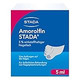 Amorolfin STADA - zur äußerlichen Behandlung von Nagelpilz-Erkrankungen - 5% wirkstoffhaltiger Nagellack - mit 60 Tupfern, 30 Feilen, 10 Spateln - 1 x 5 ml