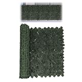 Naqqios Veed Künstliche Blätter – Rolle of Hedice des künstlichen Ivy grün zum Schutz Ihrer Privatsphäre | Künstlicher Gartenzaun, Wanddekoration für Balkon innen