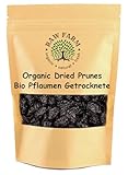 1 kg Bio Getrocknete Entsteinte Pflaumen, keine Feuchtigkeit, frei von Zusatzstoffen, Konservierungsmitteln, ganz Natürlich