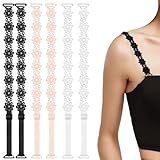 Andibro 3 Paar BH Träger Damen, Verstellbar Elastisch BH Träger Ersatz BH Schultergurte Schulter rutschfeste BH Träger für Frauen Mädchen Tops Kleid (Sonnenblume)