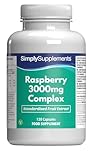 Himbeer-Komplex 3000mg - 120 Kapseln - geeignet für Veganer - Versorgung für 4 Monate - SimplySupplements
