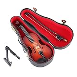 Generisch Winzige Geige | Realistischer handgefertigter Holz-Schlüsselanhänger | Mini-Spielzeuggeige | für Musiker, Musikfans, Kunstliebhaber, Feiertagsfeier-Haus