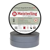 Meisterling® Schaum Nageldicht-Band UV - Einseitig klebendes UV-Acrylat 30 Meter Rolle, 60 mm Breite (4)