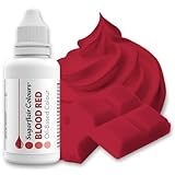 Sugarflair Oil Based Colour Lebensmittelfarbe auf Ölbasis Blood Red - Hochkonzentrierte Lebensmittel Farbe Ölbasis für Lebensmitteln mit hohem Fettgehalt: Glasur, Buttercreme, Schokolade - 30ml