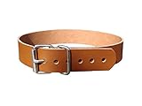 Leder Befestigungsriemen mit Rollschnalle, Fixierriemen, Lederriemen, Schnalle, Farbe:cognac, Größe:1.5cm breit x 20cm lang