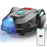 YARDCARE M800Plus Mähroboter ohne Begrenzungskabel,GPS Positionierung+3D Vision Rasenmäher Roboter ohne Kabel,800 m²,U-förmiger Mähmodus, automatische Aufladung, App,150 Hinderniserkennungen