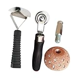 PRETYZOOM 1 Satz Reifenreparaturset Bausatz Werkzeugkasten Patch Geräuschdämmende Rolle für Autos Handrolle Reifenwalze für Autos Werkzeuge zur Reifenreparatur Metall Schwarz