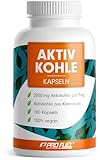 Aktivkohle Kapseln 180x - optimal hochdosiert mit 2000 mg...