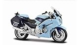 JEWOSS Für Yamaha FJR 1300A 1:18 Blau Polizei Motorrad Serie Simulation Legierung Motorrad Modell Spielzeugauto Motorrad-Modelle