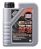 LIQUI MOLY Top Tec 4310 0W-30 | 1 L | Synthesetechnologie Motoröl | Art.-Nr.: 3735