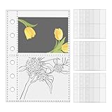 Blattschutz-Seitenschutz | 3 Ringbinder-Schichtschutz | 10 transparente Dokumentenkorationen für Offiice Administrative Projektmanager Pädagogen Pädagogen