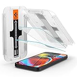 Spigen Glas.tR EZ Fit Schutzfolie kompatibel mit iPhone 13 Mini, 2 Stück, Kratzfest, 9H Härte Folie