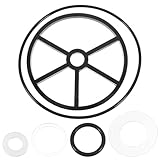 Anneome O Ring Ersatzdichtung Satz für Poolfilterventil 1/2 Zoll Dichtungsset für Sandfilterpumpe Passgenaue Filterventil Dichtung für Poolanlagen