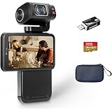 ORDRO M3 Pocket Camcorder, Vlogging Kamera mit 3.5'' Drehbarem Touchscreen & 5K/30fps Video, 3250mAh Lange Ausdauer, Nachtsichtfunktion, Zeitrafferfunktion, kleine Videokamera für Fotografie, YouTube