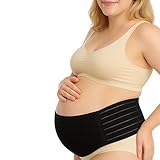 Innovaland Schwangerschaftsband - One Size Fits All - Bequem – Atmungsaktive Bauchstütze zur Linderung von Rücken en Beckenschmerzen – Postpartaler Gürtel – Bequemer Bauchbinder für Schwangere