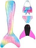 shepretty Mädchen Fisch Tail mit Bikini Cosplay,M1-120