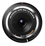 OM SYSTEM Body Cap Objektiv 9mm 1:8.0 Fisheye, geeignet für alle MFT-Kameras Olympus, Panasonic, schwarz