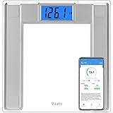 Vitafit 250kg Digitale Personenwaagen Waage mit Gewicht und...