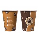 400 Stk. Kaffeebecher Topline, 'Coffee to go', Pappe beschichtet, 12oz., 300 ml