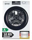Haier Frontlader Waschmaschine 10kg I I-PRO SERIE 1 HW100-BP14929 I Washing Machine mit A-Effizienz, 1.400 U/Min. & sparsamem Inverter-Motor I Inkl. Refresh- sowie Expressprogramm und Mengenautomatik