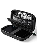 UGREEN Festplatten Tasche 2.5 Zoll Case Externe Wasserdicht Eva Universal Powerbank Tasche Kabel Tasche Organizer kompatibel mit WD Elements, My Passport, Seagate, SanDisk, HDD, SSD