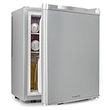 Klarstein Mini Kühlschrank für Zimmer, Mini-Kühlschrank für Getränke, Snacks & Kosmetik, Kleine Minibar, Kühlschrank Klein & Leise, Verstellbare Ablagen, Kleiner Skincar Kühlschrank 6-18°C, 38L