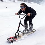 All-Terrain Snowboard für Familienspaß - 360 ° drehbarer Ski, Tragfähigkeit bis zu 150 kg, geeignet für Jugendliche und Erwachsene aller Schwierigkeitsstufen