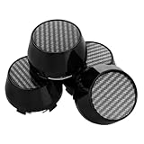 FUNOMOCYA 4 Stück Radnabenkappen Radnaben Centerkappen Stylische für Fahrzeugstyling und Schutz Leicht und Langlebig Einfache Installation und