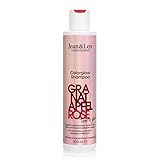 Jean & Len Colorglow Shampoo für coloriertes Haar, mit Granatapfel-, Rosenblütenextrakt & Panthenol, fruchtig-blumiger Duft, ohne Parabene & Silikone, vegan, 300 ml