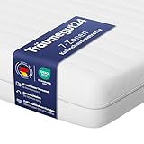 Träumegut24 AquaFlex 7-Zonen Kaltschaummatratze | Ergonomische Matratze | Härtegrad H2 & H3 | ÖkoTex Zertifiziert | Rollmatratze (12cm, 140 x 200 cm)