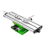 Fräsmaschinen Arbeitstisch, Multifunktions-Kreuzschlitten Tischfräsmaschine mit Skala, Kreuztisch Frästisch Maschine, X-Achse und Y-Achse Verstellbar, Schlittentisch für Verbundbohrungen