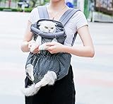 LETIAN Katzenrucksack Haustier Hundetragerucksack Verstellbarer Hundevordertrager Hundereiserucksackträger Zum Wandern Camping Für Kleine Mittelgroße Hunde Katzen A,M