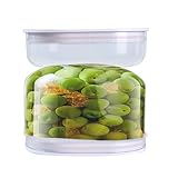 Generico Einmachgläser für Gurken, 400 ml, mit Timer-Deckel, Trennbox für Saft – für Salat, Hafer, Küche, Zucker