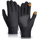 GXCROR Handschuhe Herren Damen Warme Touchscreen Handschuhe Laufhandschuhe Fahrradhandschuhe Winterhandschuhe Sporthandschuhe Radhandschuhe Winter für Outdoor Sport