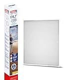 tesa Insect Stop FALT Fenster - Faltbarer Alu-Rahmen - Fliegengitter mit verstellbarem Teleskoprahmen – Rahmen in Weiß - 80 cm x 80 cm bis 140 cm x 140 cm