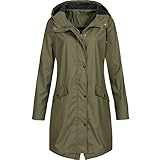 callmo Regenjacke Damen Wasserdichte Softshelljacke Outdoorjacke Atmungsaktive Packbare Übergangsjacke Leichte Jacke mit Kapuze für Frühlings Herbst zum Wandern Trekking Fahrrad Übergangsjacke