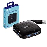 TP-Link UH400 4-Port USB 3.0 Hub, USB Verteiler 5Gbps, USB Mehrfachstecker für MacBook, iMac, Surface, Dell, ThinkPad, USB-Stick und Festplatte, Plug & Play, ultrakompaktes Design