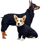 Hjyokuso Hundemantel Winter, Hundejacke, Weicher Fleece Hundepullover FüR Kleine MittelgroßE Grosse Hunde, Winddichte Haustierkleidung Outfit Mit ReißVerschluss, Chihuahua Kleidung (XXS-3Xl)