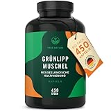 Grünlippmuschel - 450 Kapseln - 50% mehr Inhalt -...