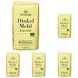 Alnatura Bio Dinkelmehl Typ 630, 1kg (Packung mit 5)