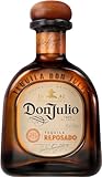 Don Julio Reposado, Premium Tequila aus Jalisco, Mexiko, 100 % blaue Agave, 8 Monate im Eichenfass gereift, pur, als Paloma- und Margarita-Cocktail, 38 % vol, Einzelflasche, 700 ml